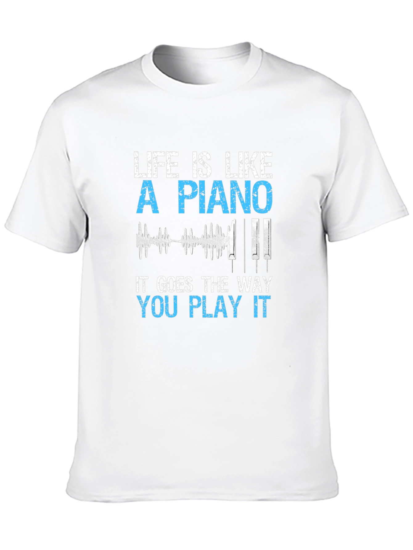 Life is Like a Piano Graphic T-Shirt