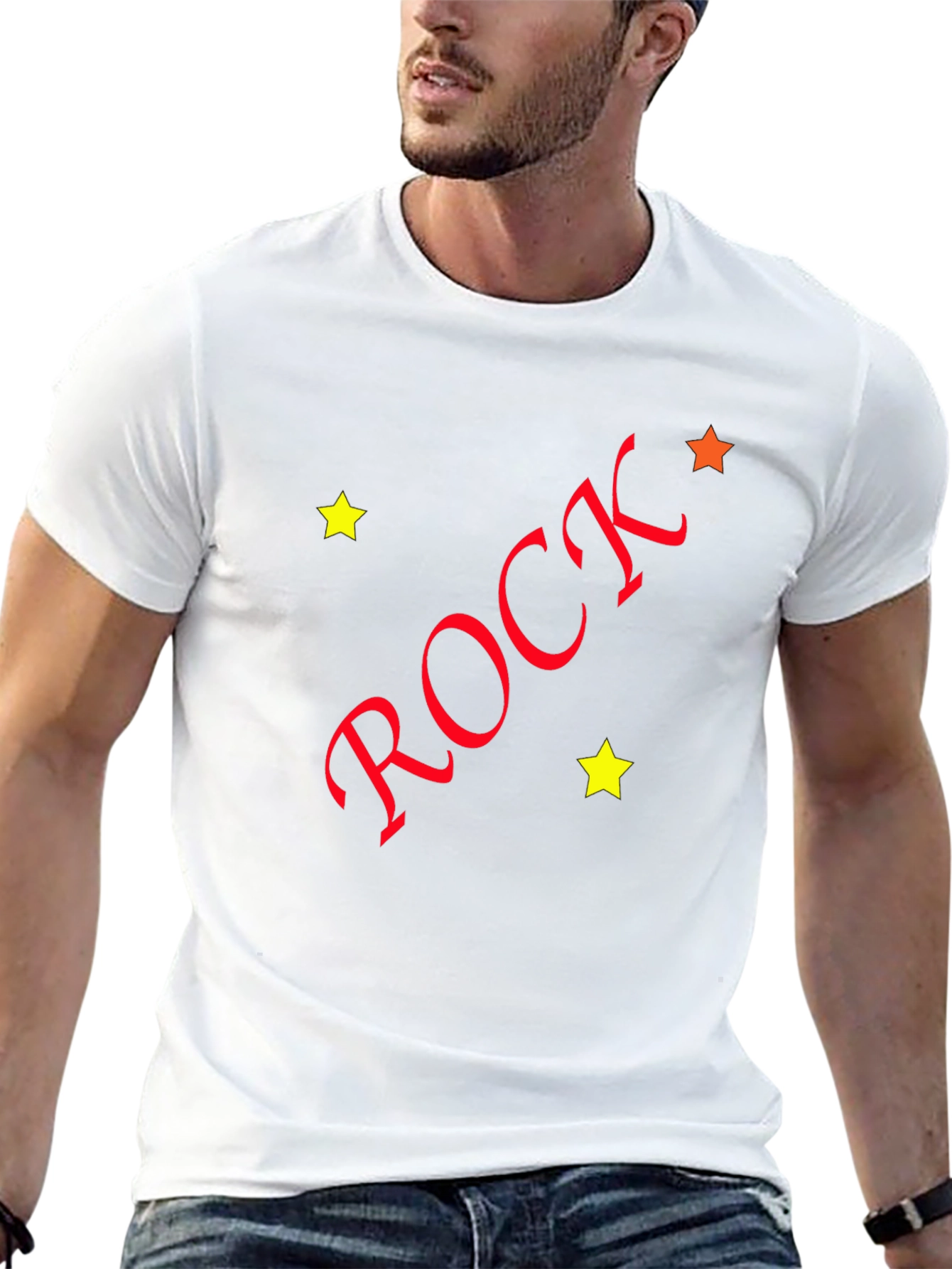 Rock Graphic Black Tee