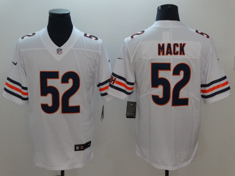 Men's Chicago Bears Khalil Mack #52 White Game Jerseys