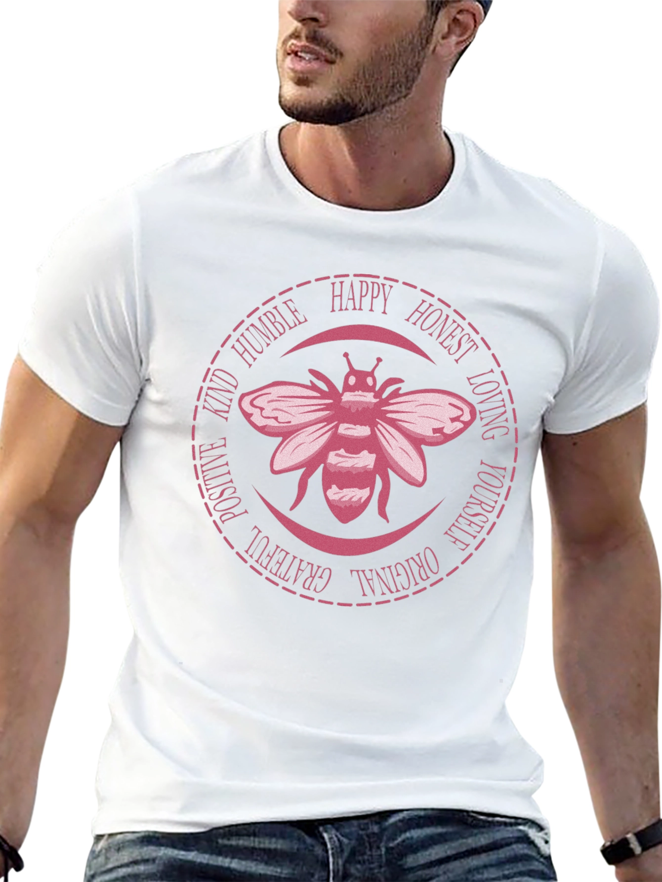 Bee Kind Graphic T-Shirt - Positive Vibes Tee