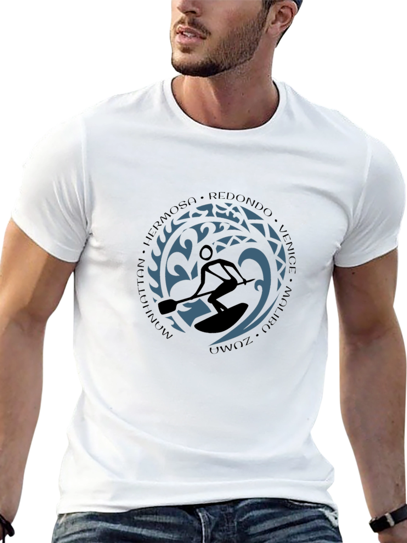 Surfer Graphic Tee - Beach Cities