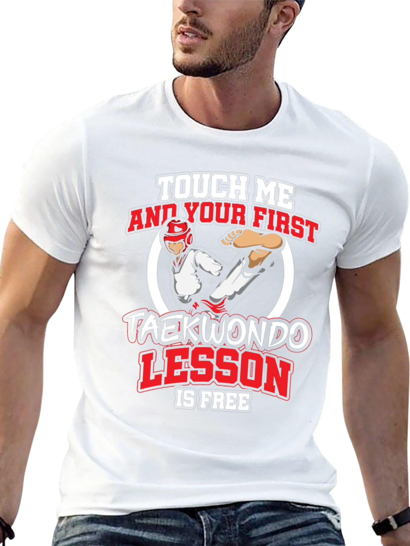 Taekwondo First Lesson Free Graphic T-Shirt