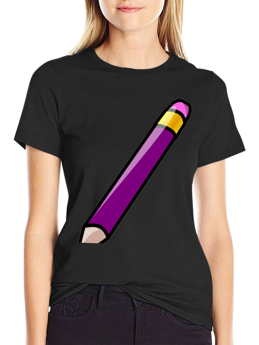 Pencil Graphic Tee - Mens Black T-Shirt