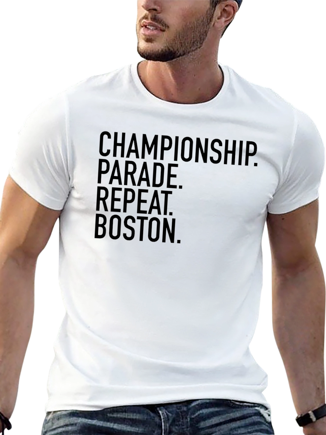 Championship Parade Boston Black T-Shirt
