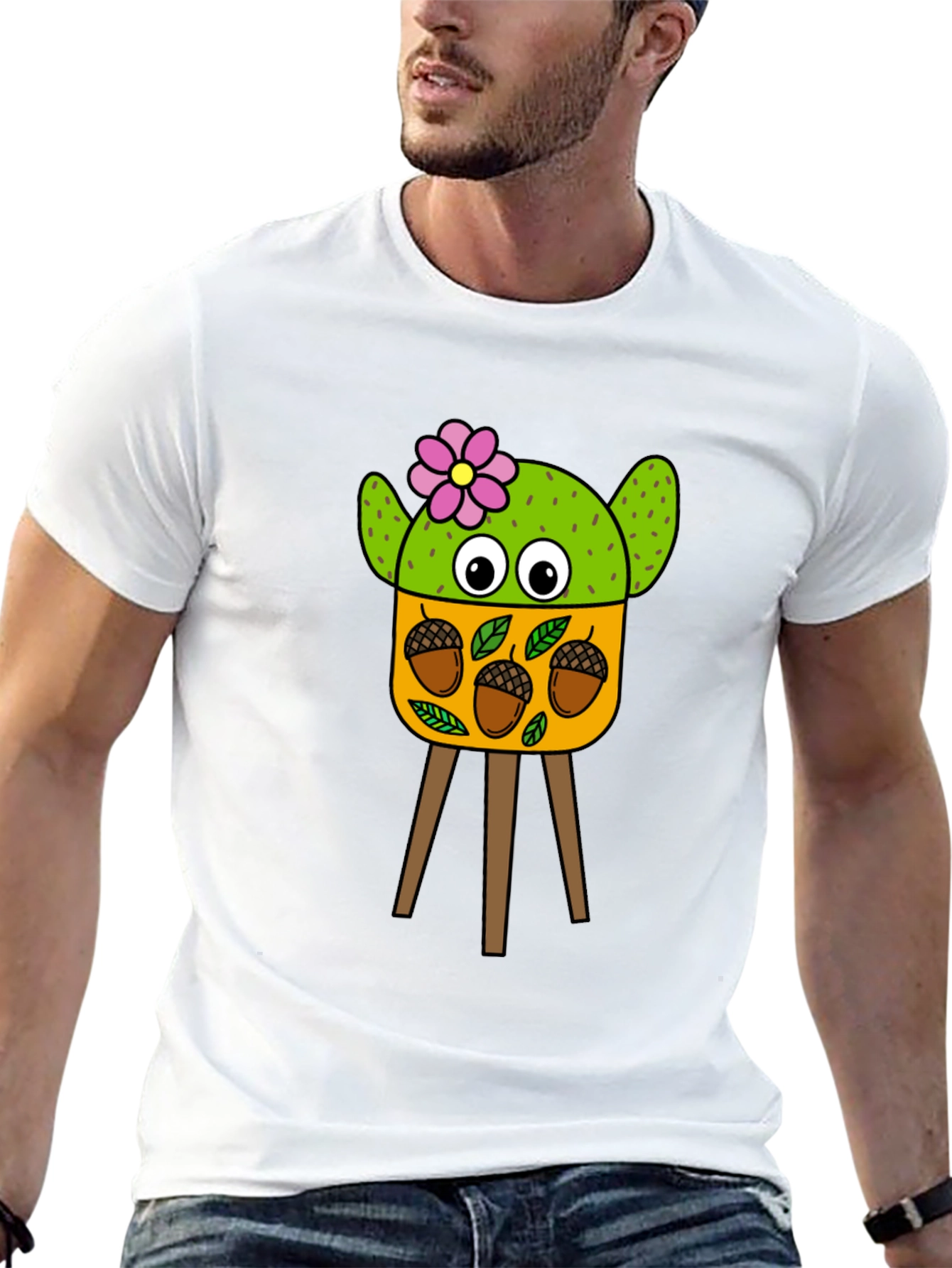 Cute Cactus Flower T-Shirt