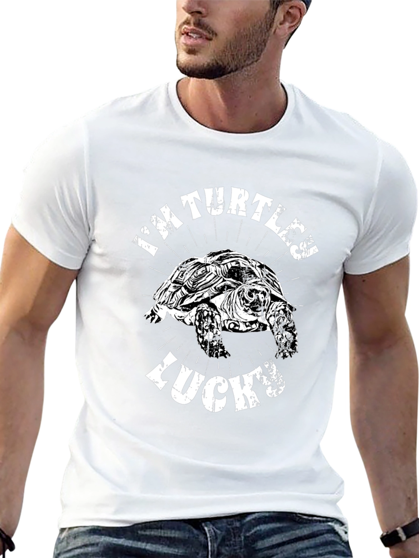 Im Turtles Lucky T-Shirt - Black Graphic Tee