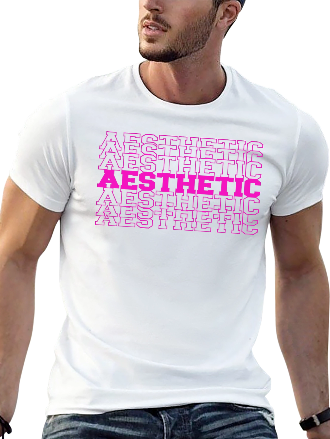 Aesthetic Graphic Tee - Trendy Black Shirt