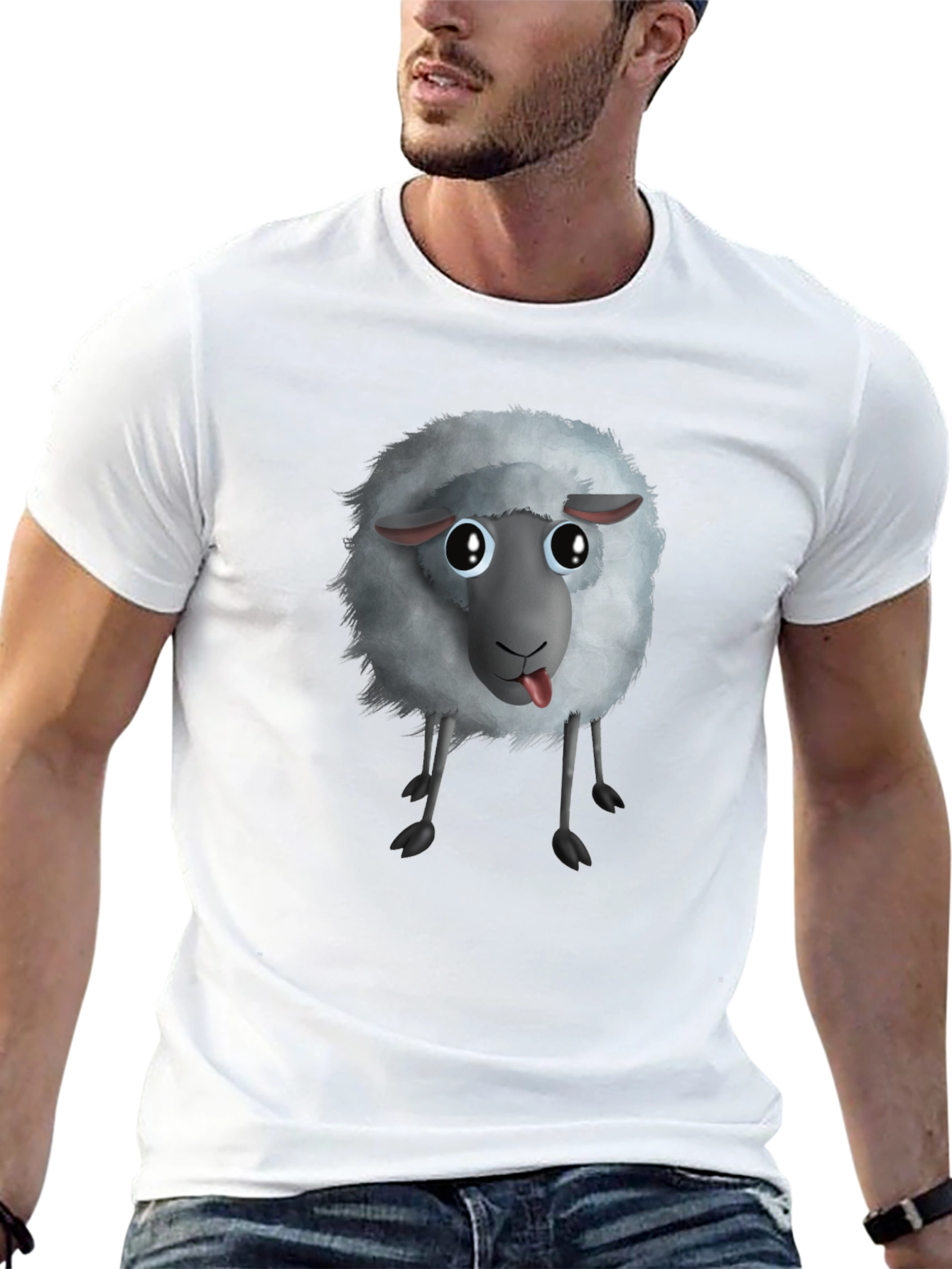 Funny Sheep Graphic T-Shirt