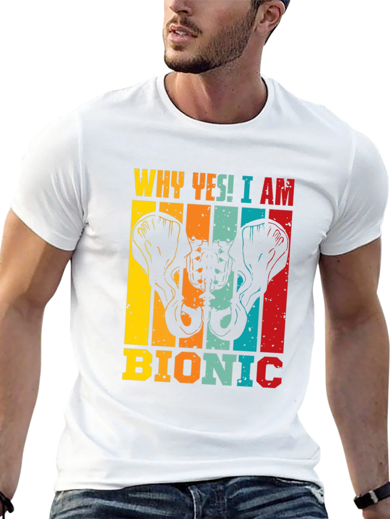 Bionic Hip Replacement Graphic T-Shirt