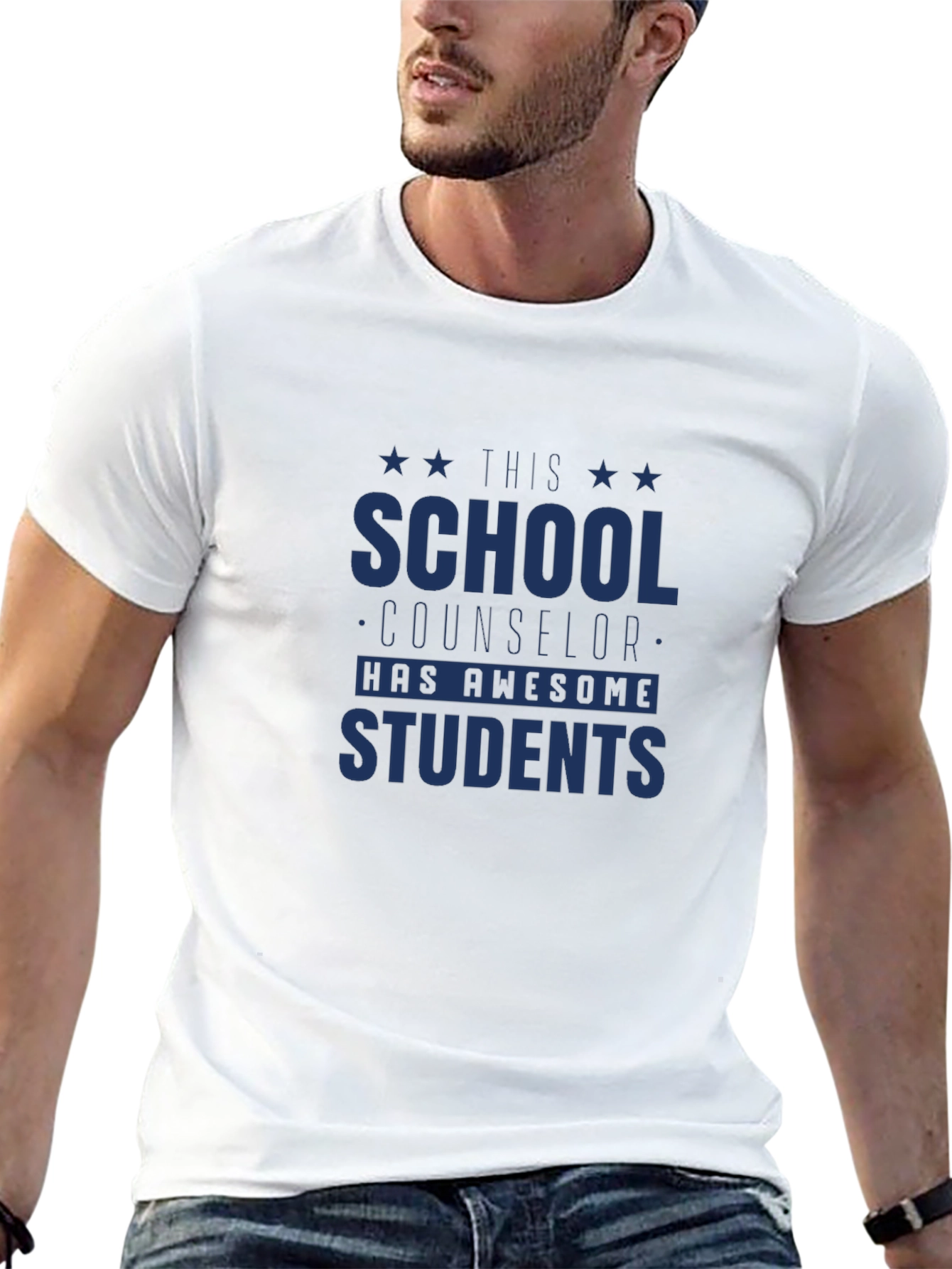 School Counselor Awesome Students Graphic T-Shirt