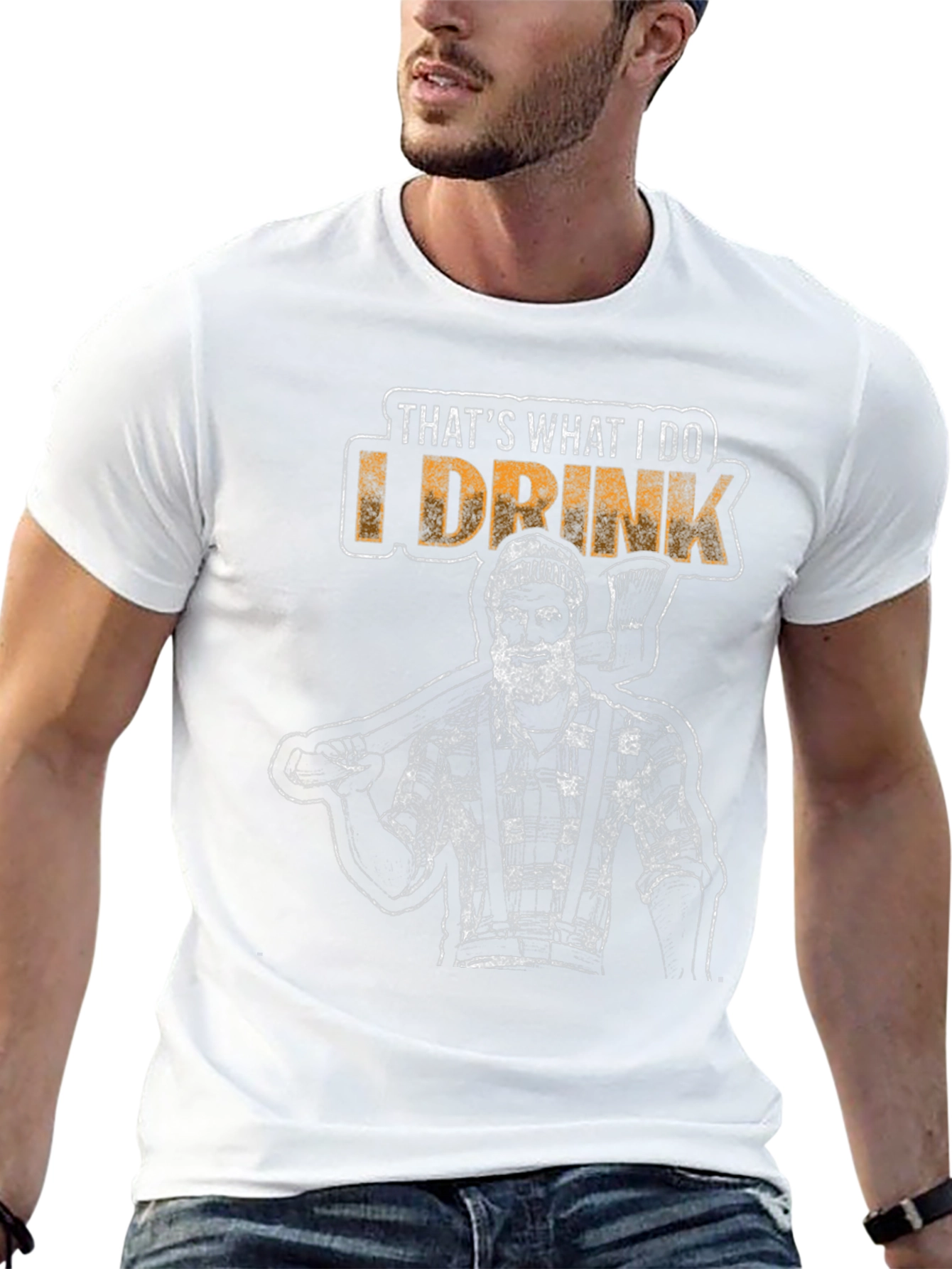 Thats What I Do I Drink Lumberjack T-Shirt