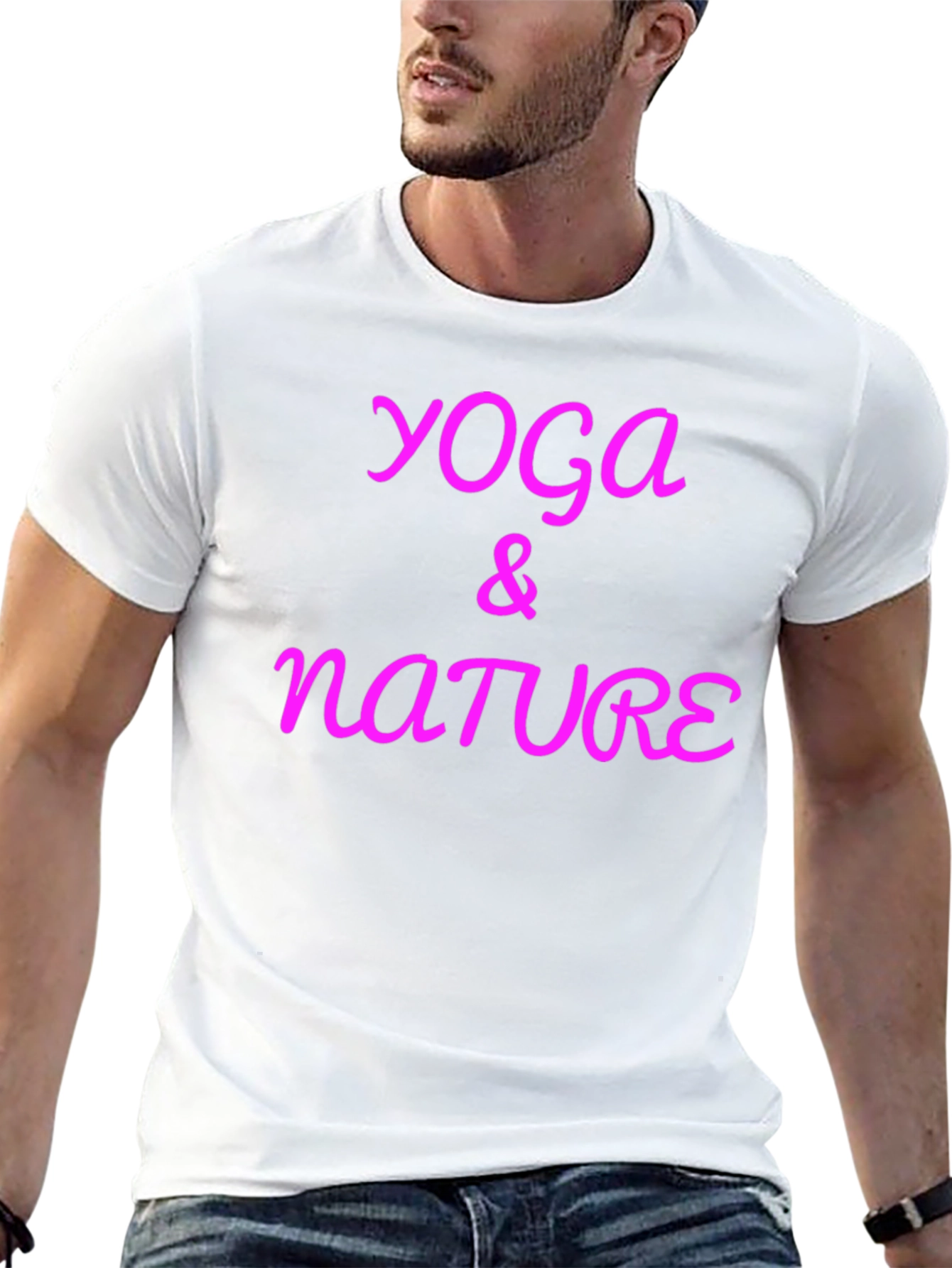 Yoga & Nature Black T-Shirt