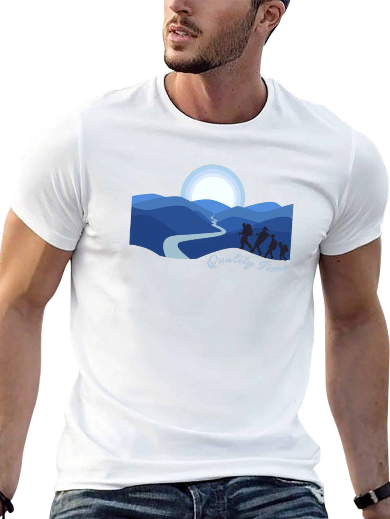 Quality Time Hiking Graphic T-Shirt