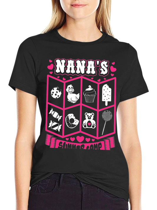 Nanas Summer Camp Graphic T-Shirt