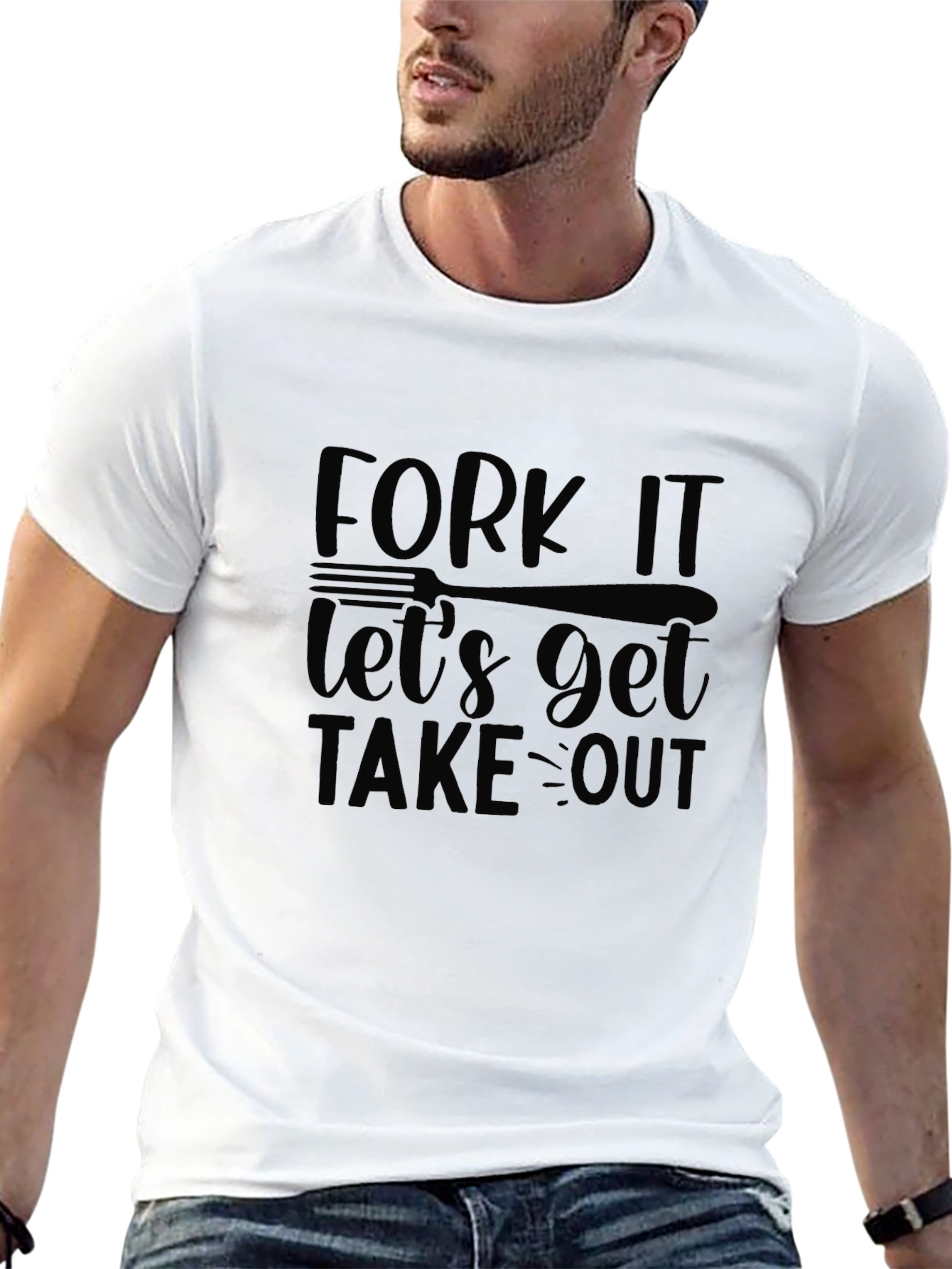 Fork It Take Out Graphic T-Shirt