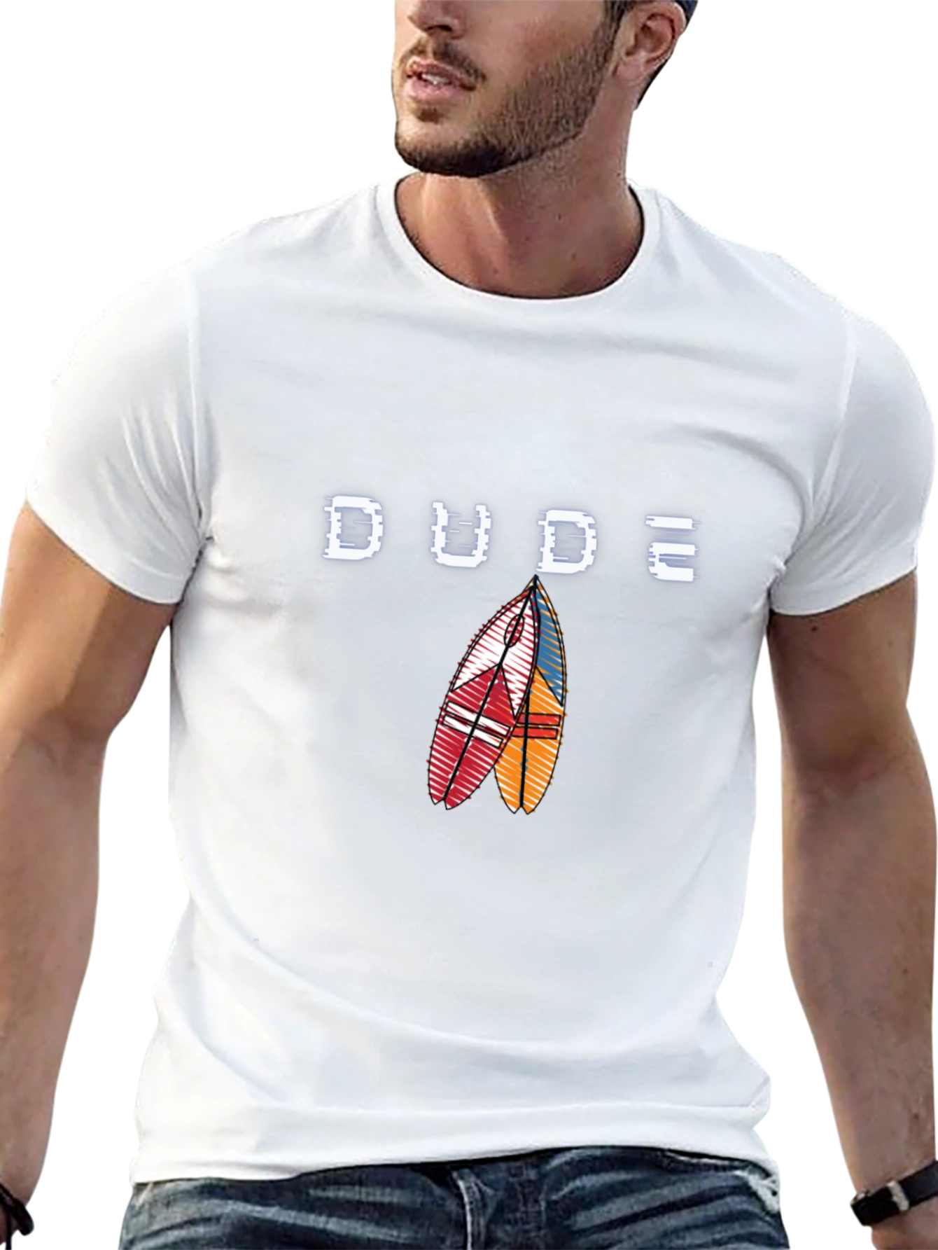 Dude Surfboards Graphic Tee - Cool Casual Style