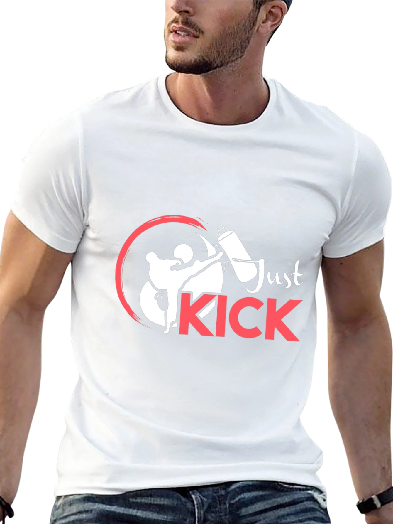 Just Kick Martial Arts Graphic T-Shirt