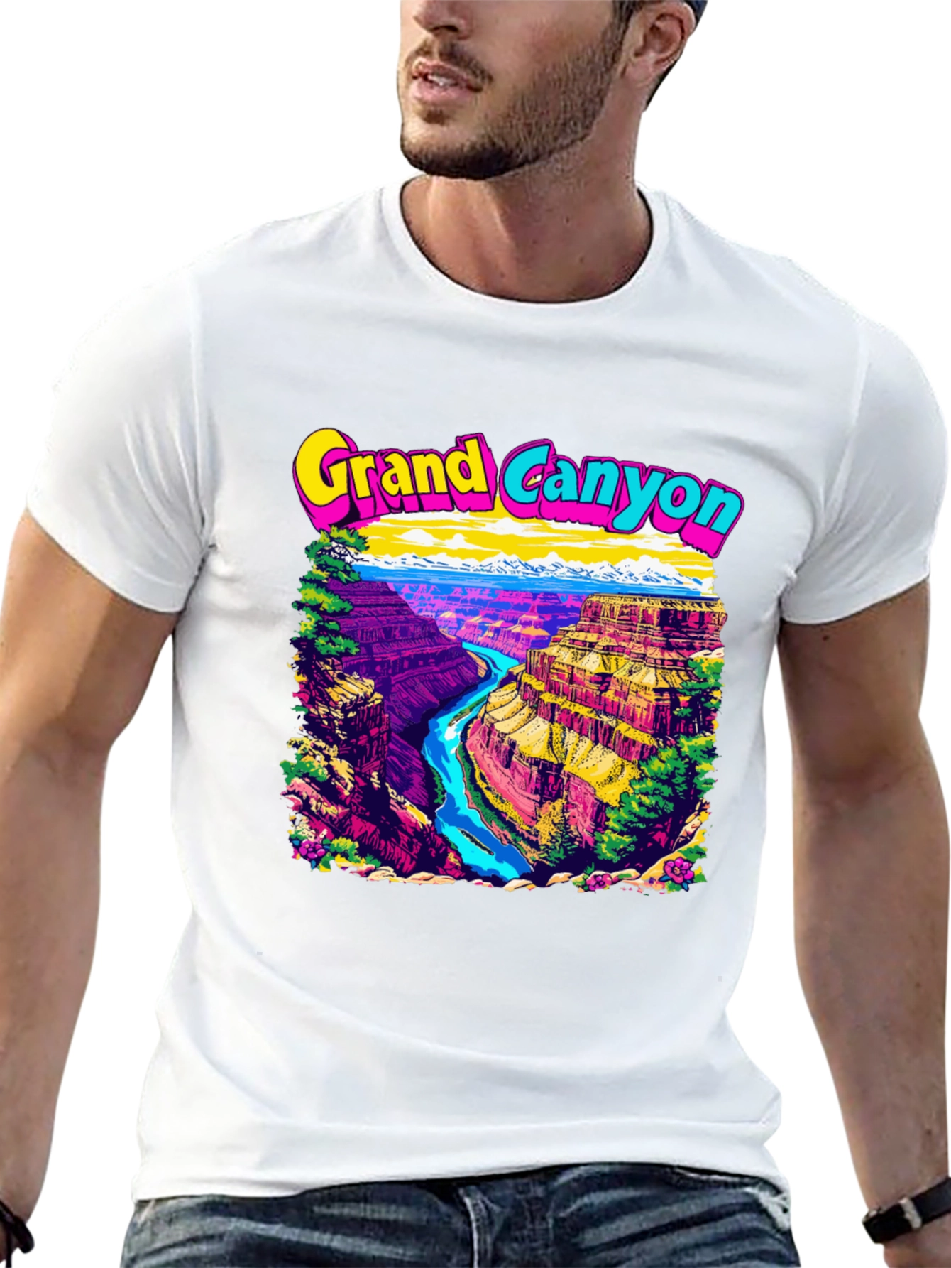 Grand Canyon Graphic Tee - Mens Black T-Shirt