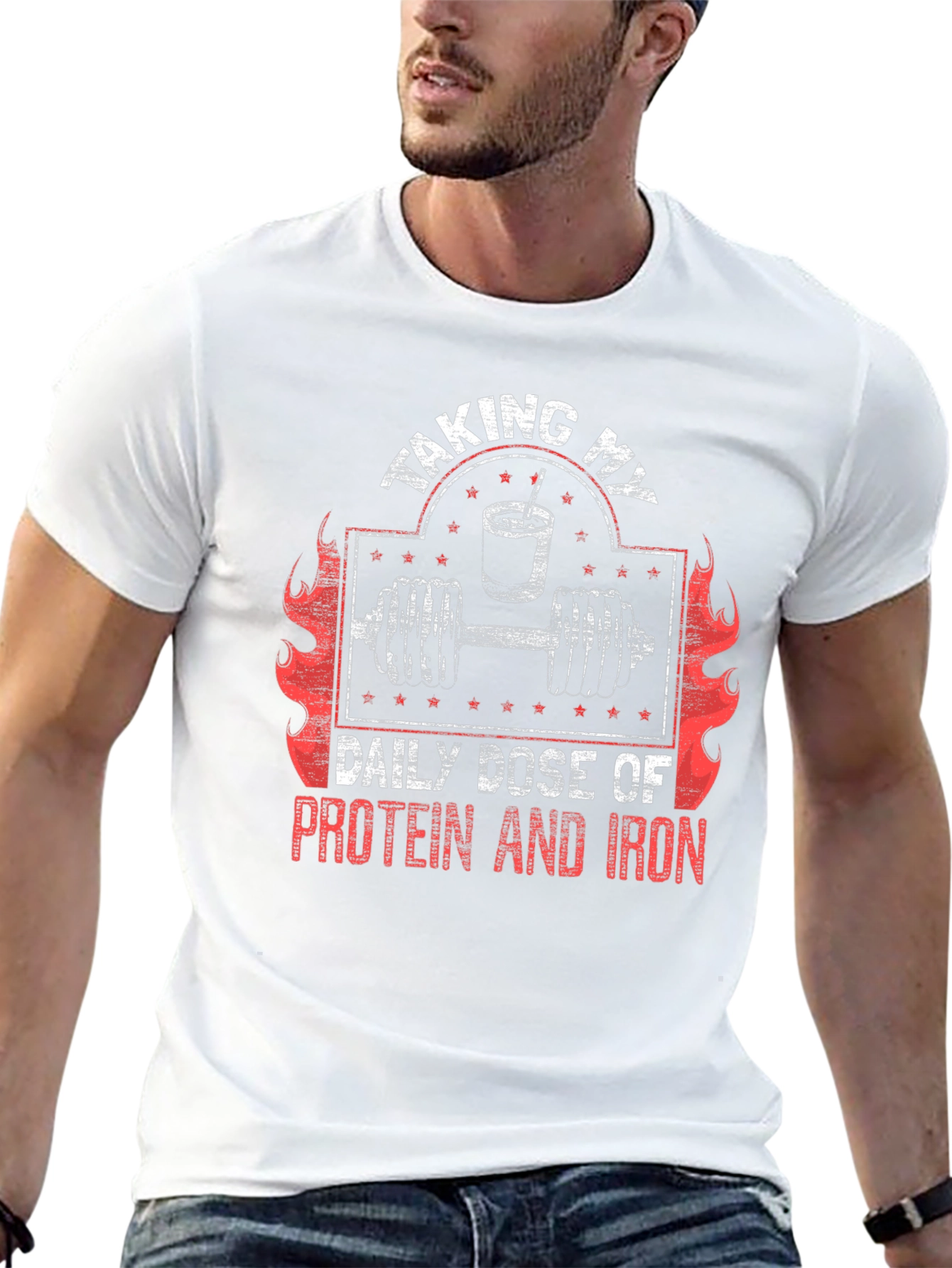 Protein and Iron Workout T-Shirt