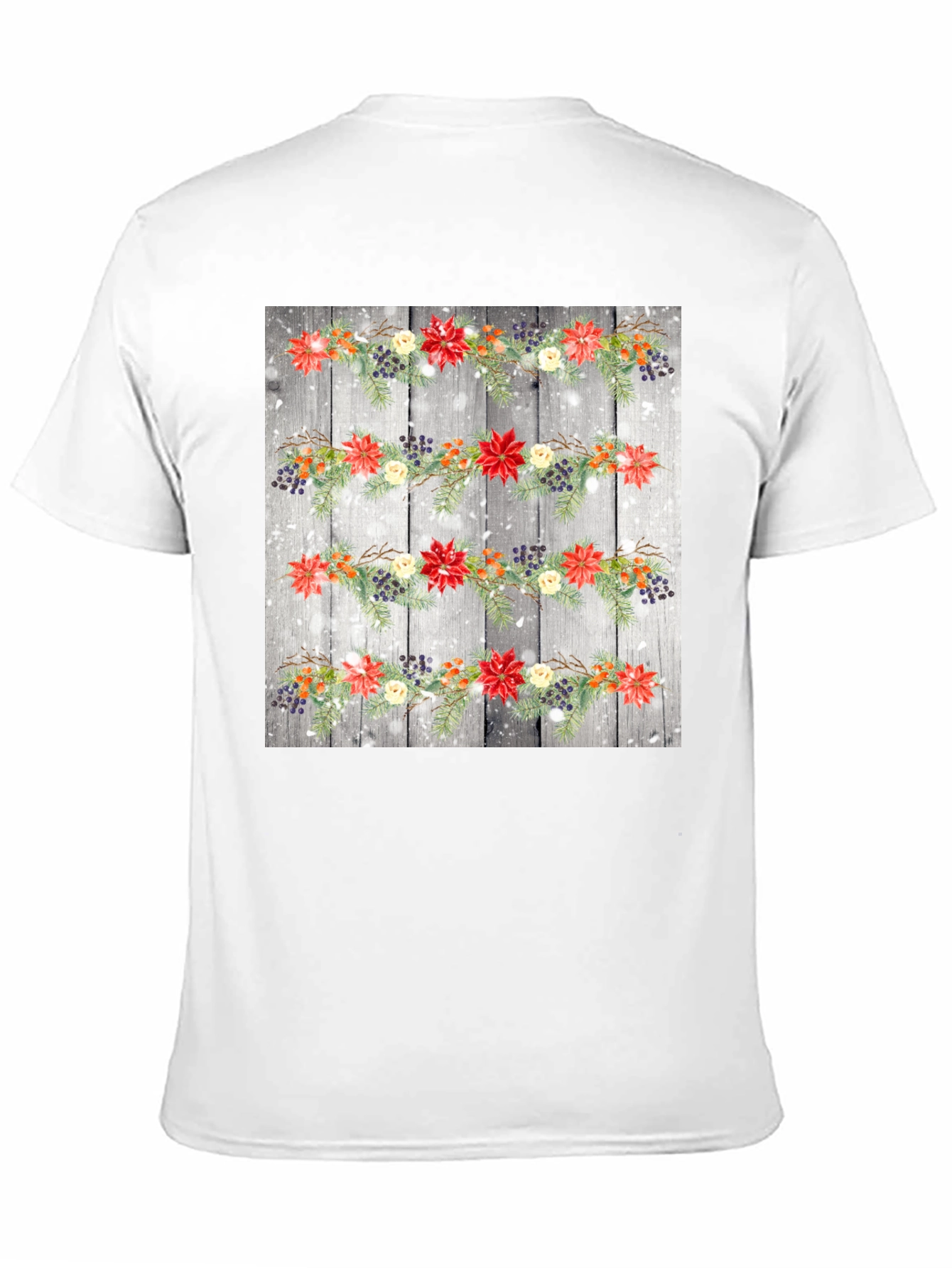 Festive Floral Garland T-Shirt