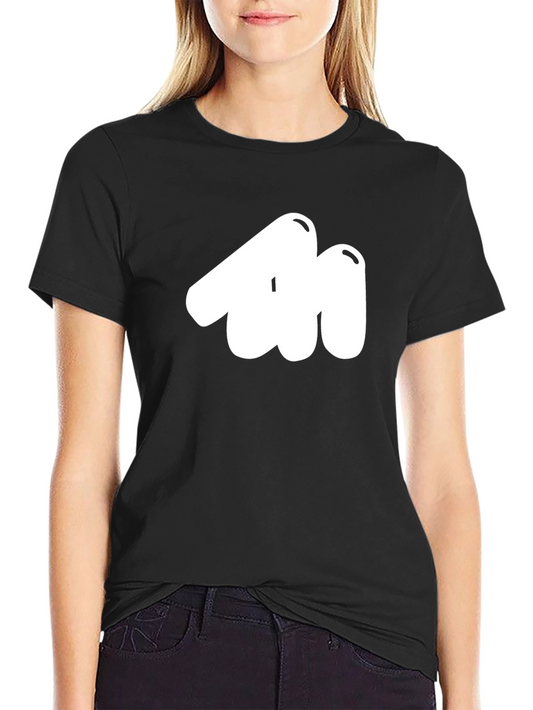 Abstract Graphic Black T-Shirt - Modern Casual Wear