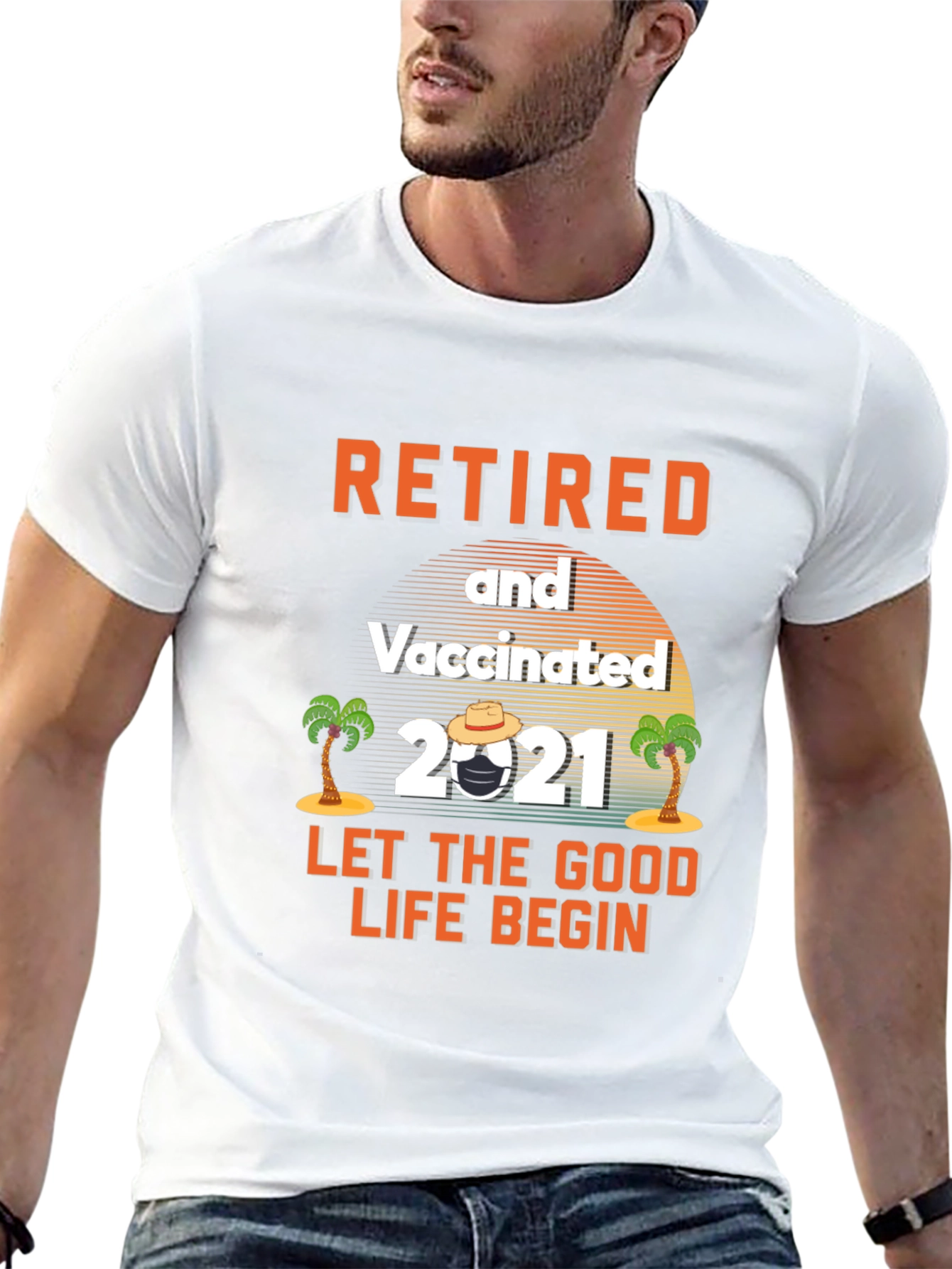 Retired & Vaccinated 2021 Graphic Tee