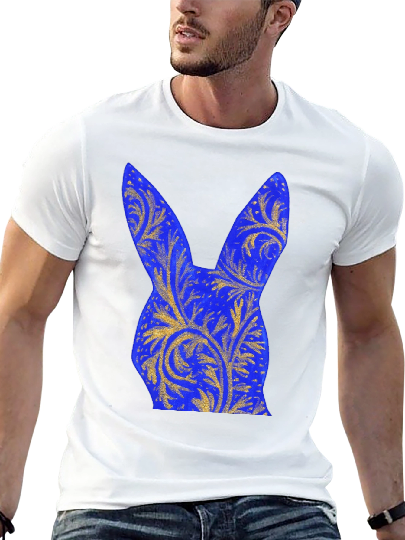 Floral Bunny Graphic Tee