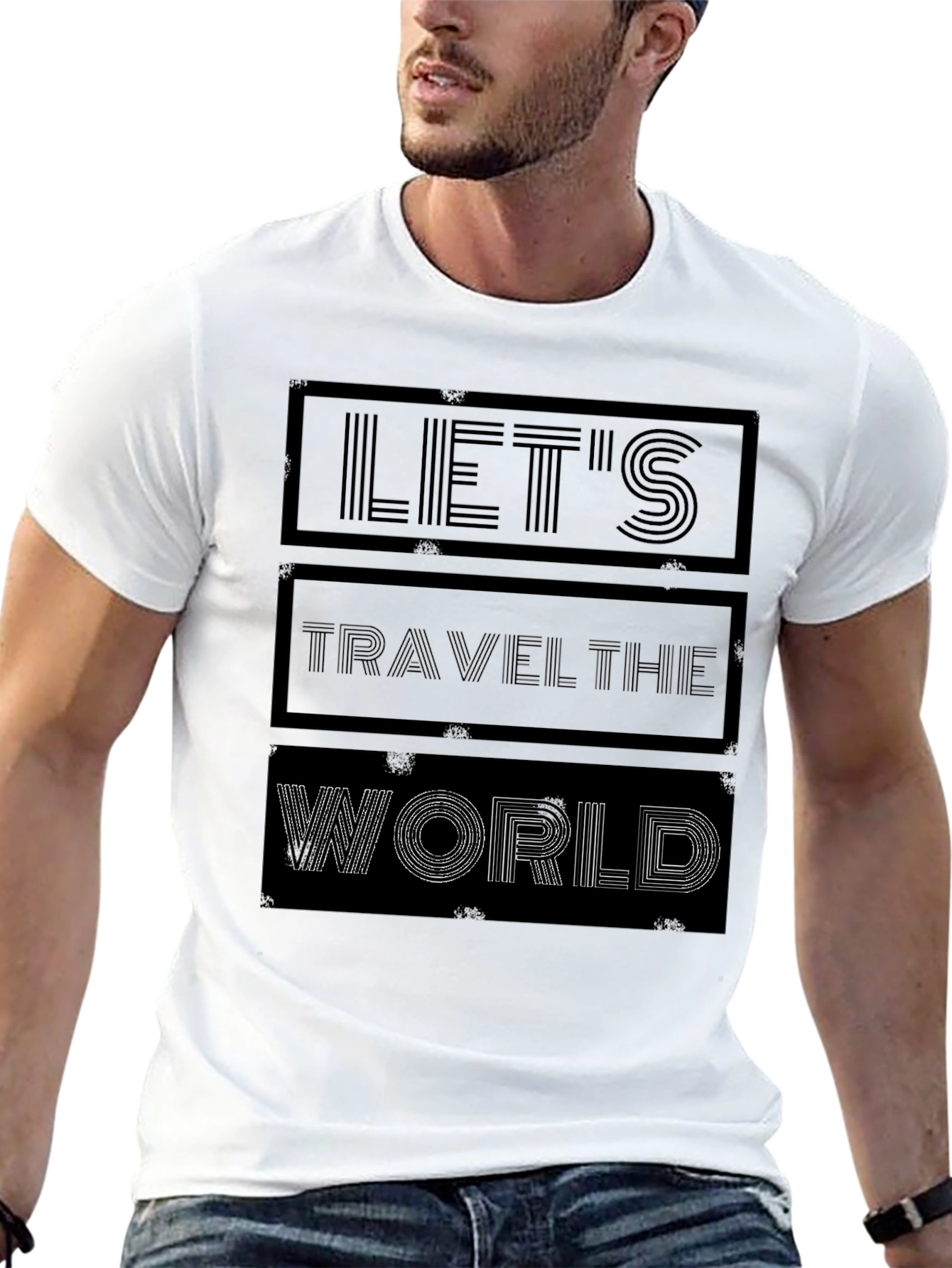 Lets Travel The World Graphic Tee
