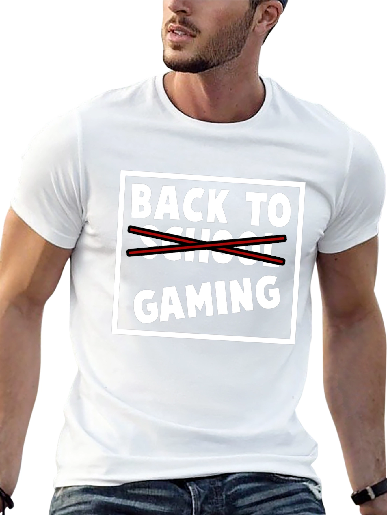 Back to Gaming T-Shirt - Black Graphic Tee