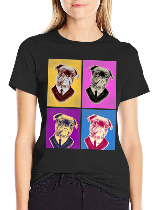 Pop Art Pug T-Shirt - Stylish Graphic Tee