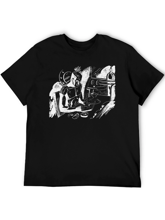 Unique Art Black T-Shirt