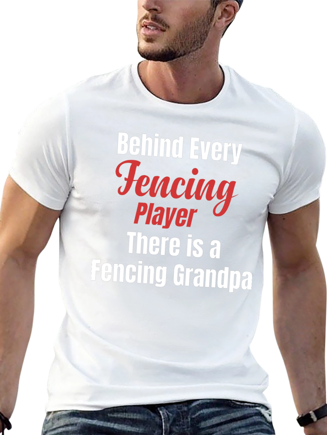 Fencing Grandpa T-Shirt - Funny Grandpa Gift
