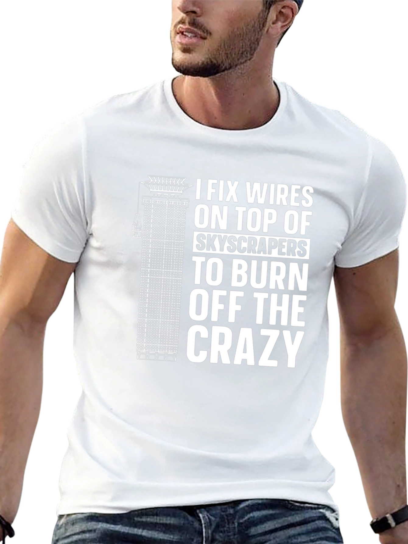 Funny Electrician T-Shirt: I Fix Wires