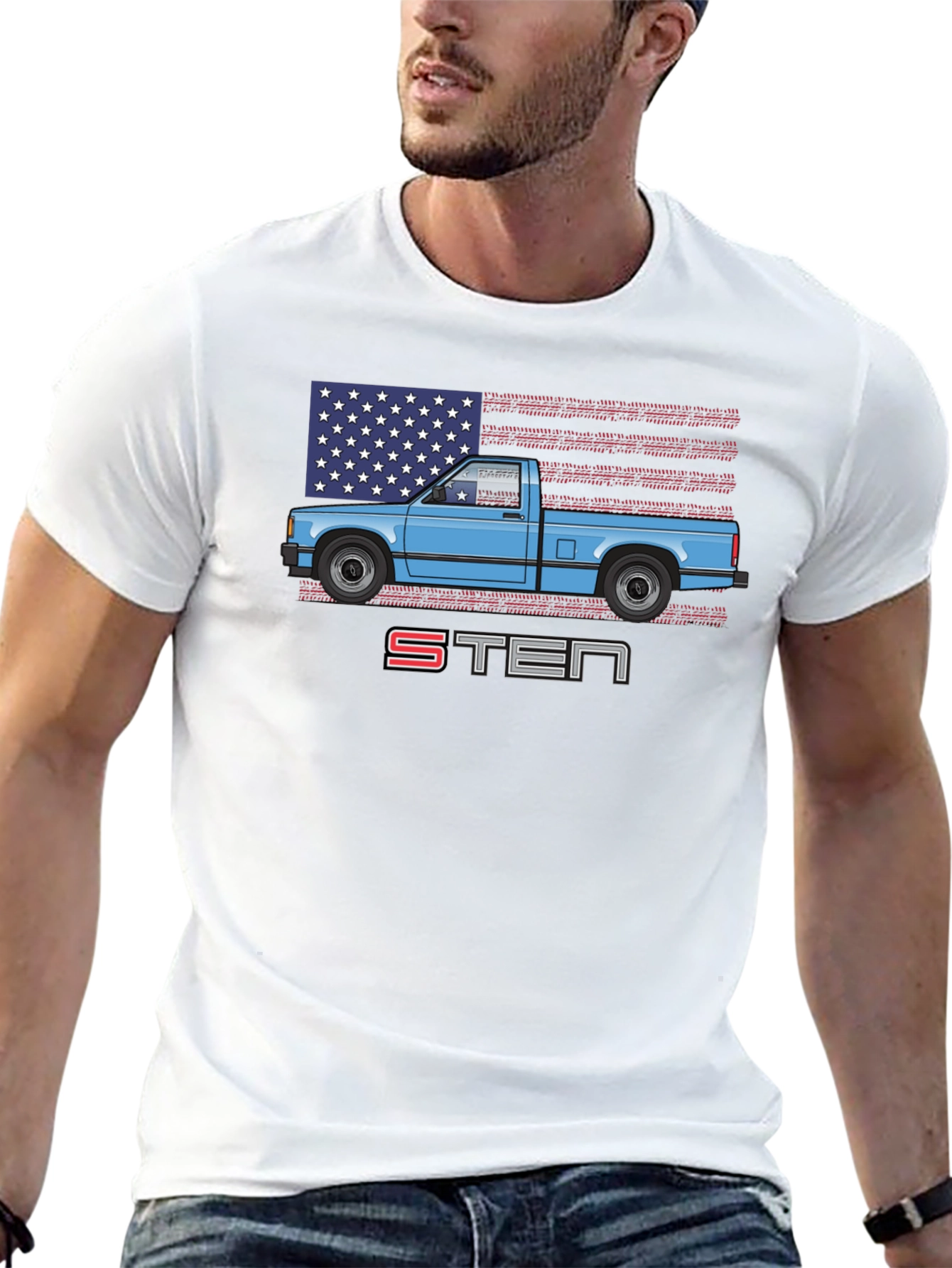 S10 Truck Graphic Tee - American Flag