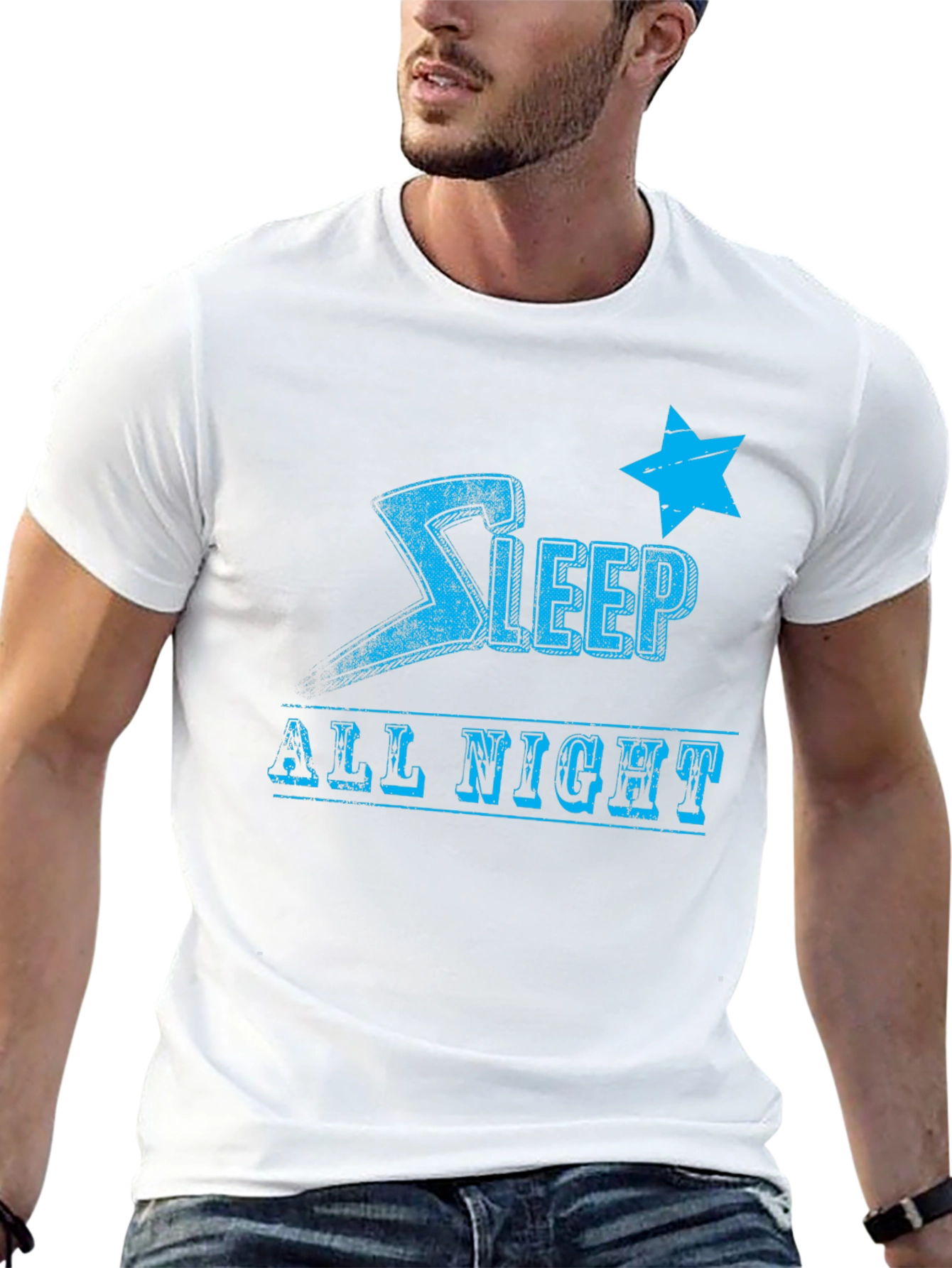 Sleep All Night Graphic Tee