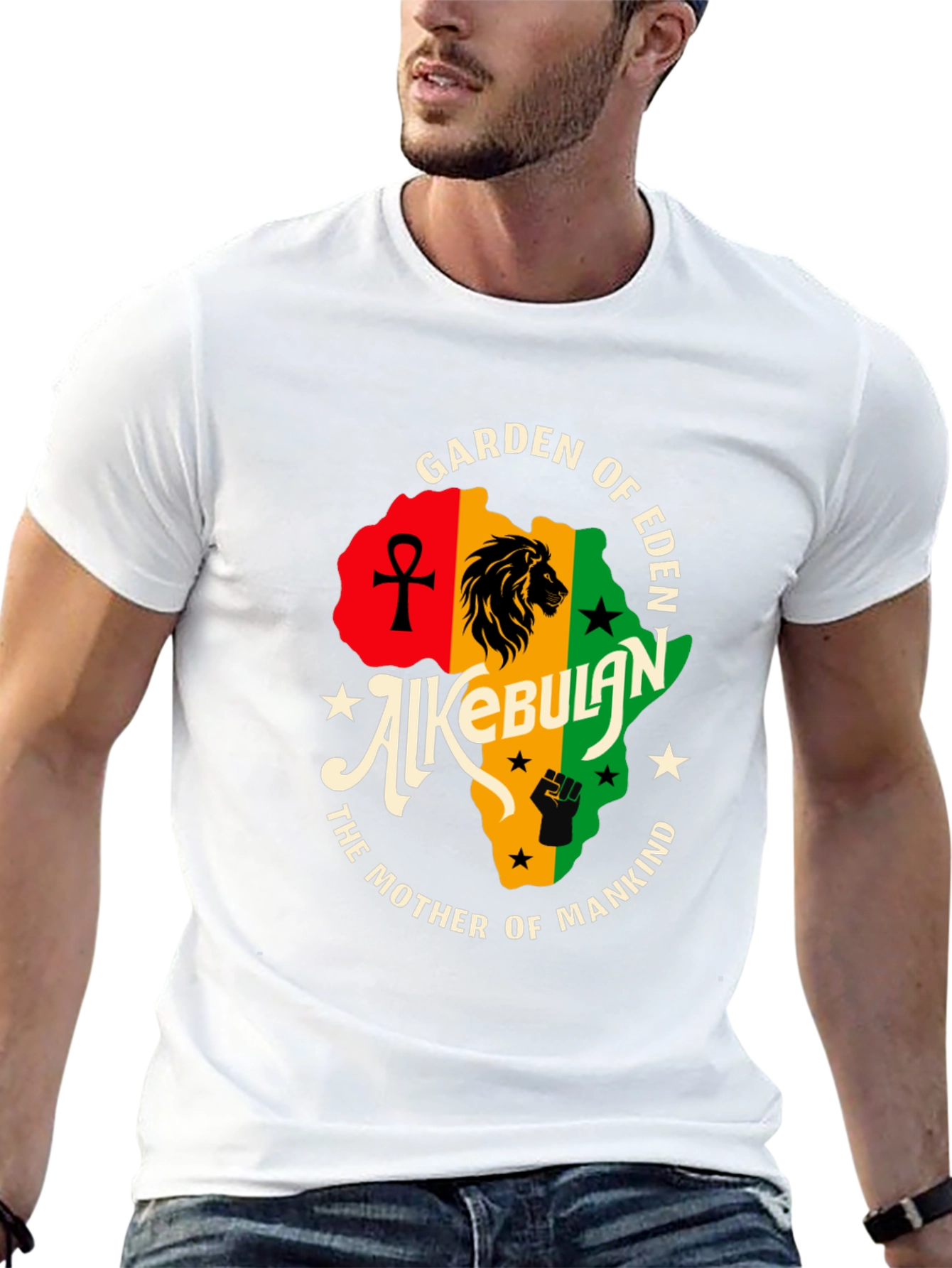 Afrocentric Alkebulan Graphic T-Shirt - Motherland Pride