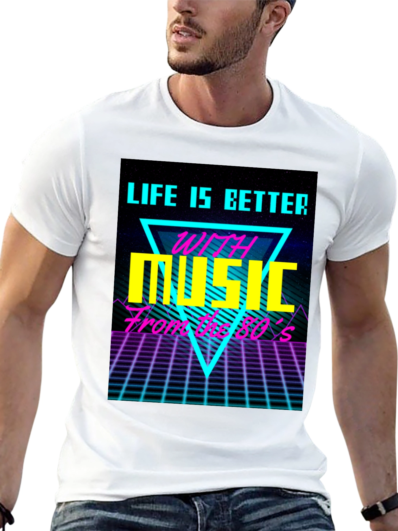 Life is Better with 80s Music Retro T-Shirt