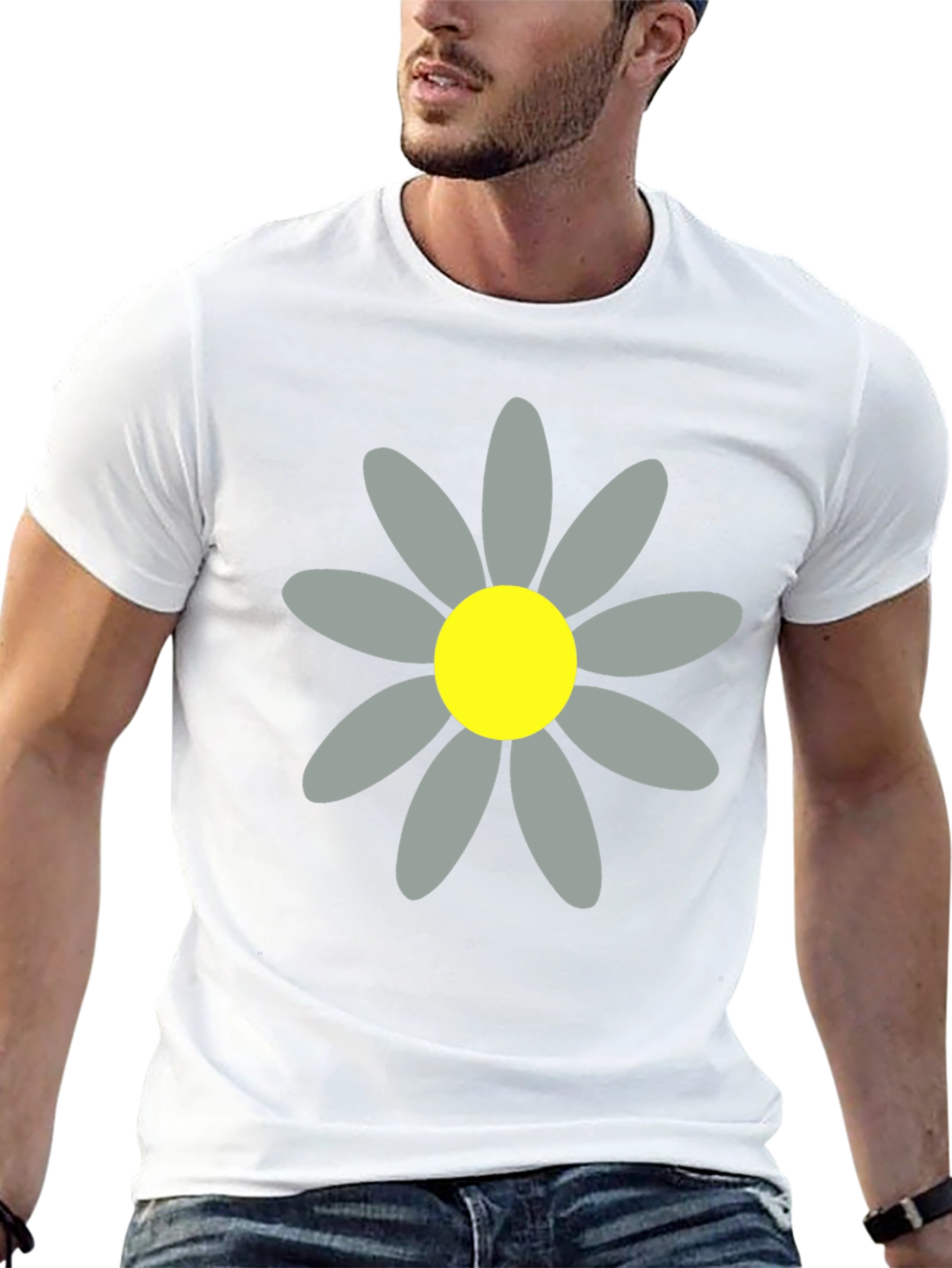 Daisy Flower Graphic T-Shirt