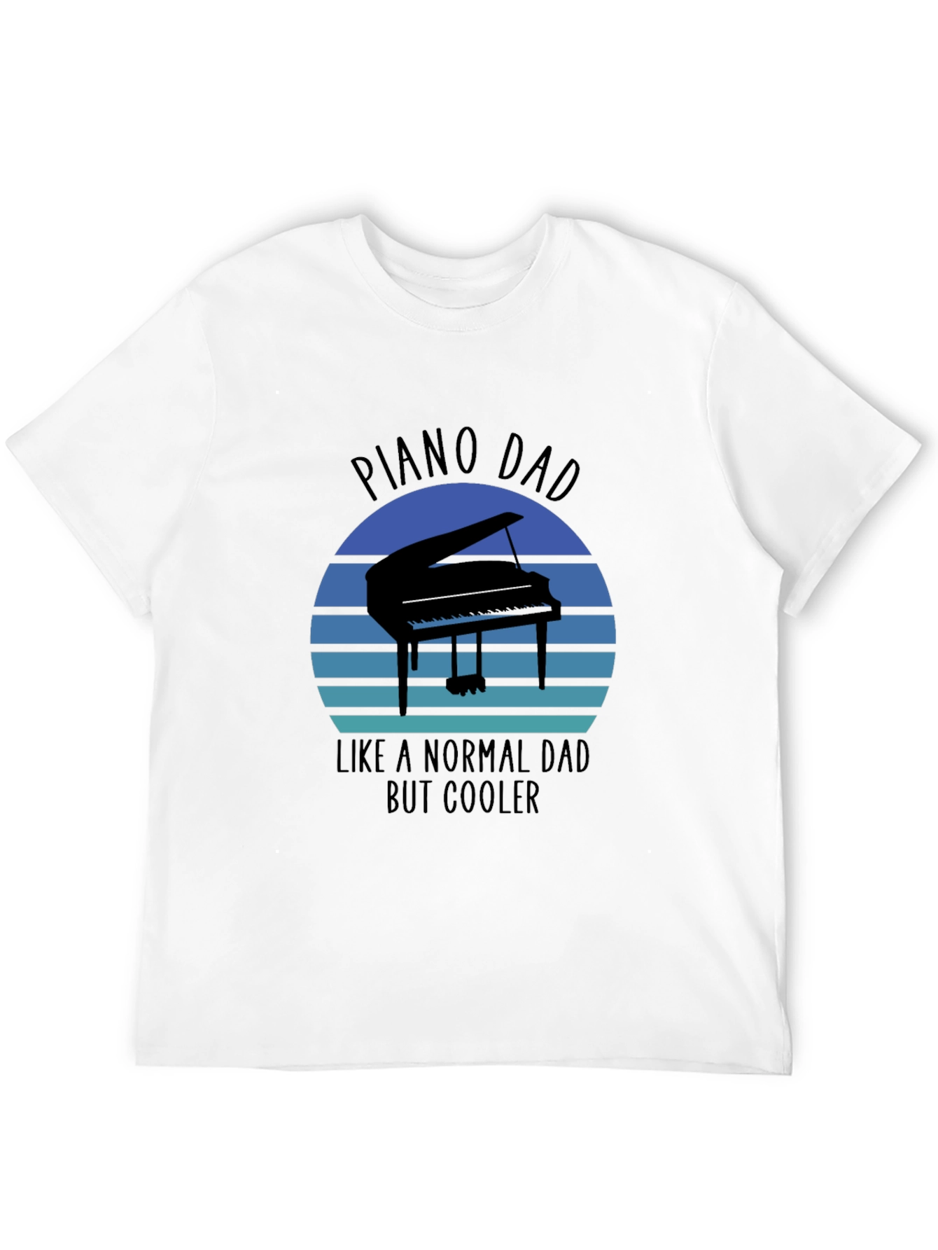 Piano Dad T-Shirt - Cool Fathers Day Gift