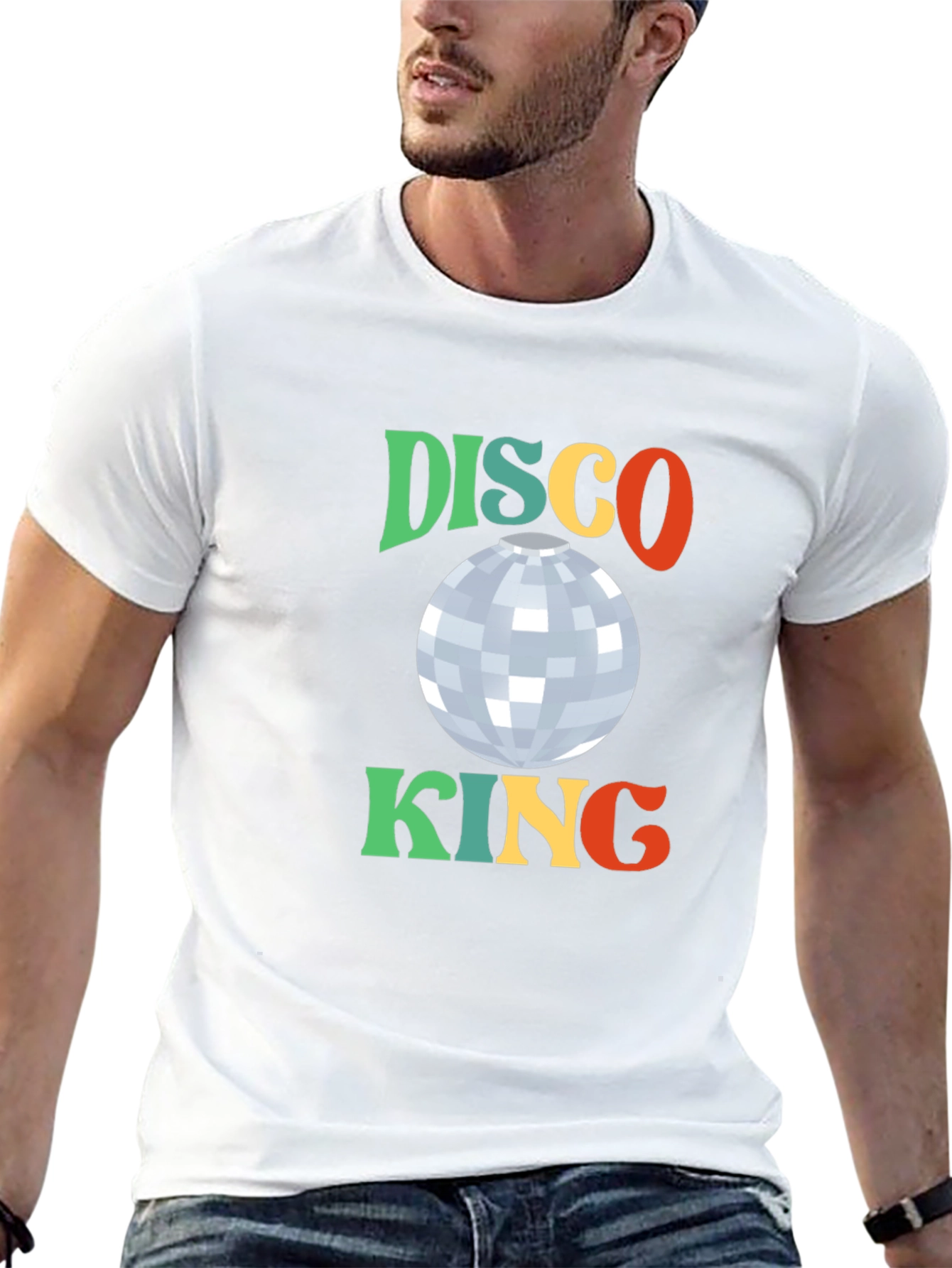 Retro Disco King Graphic T-Shirt