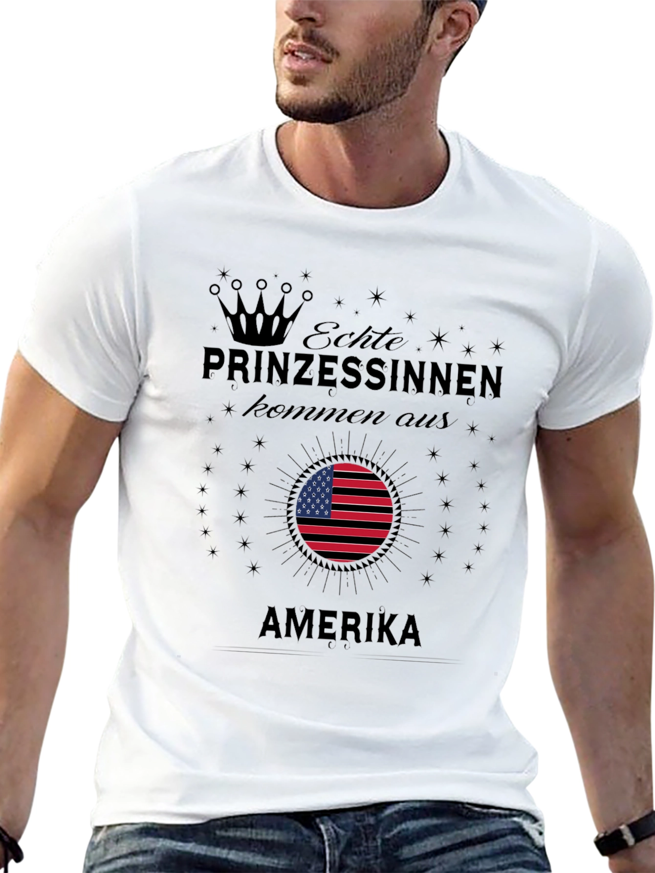 American Princess T-Shirt - Patriotic Design
