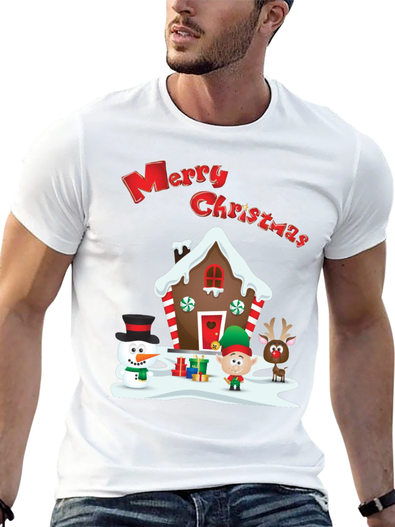 Festive Christmas Graphic Tee