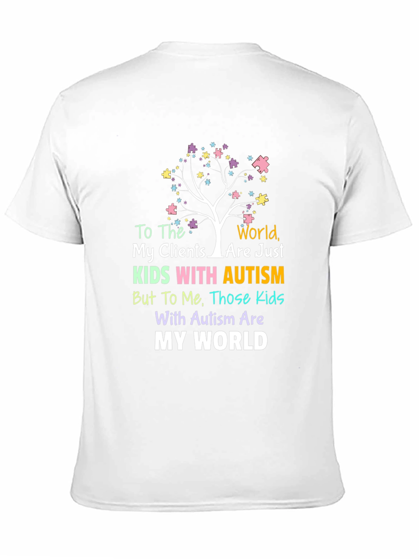 Autism Awareness T-Shirt: My World