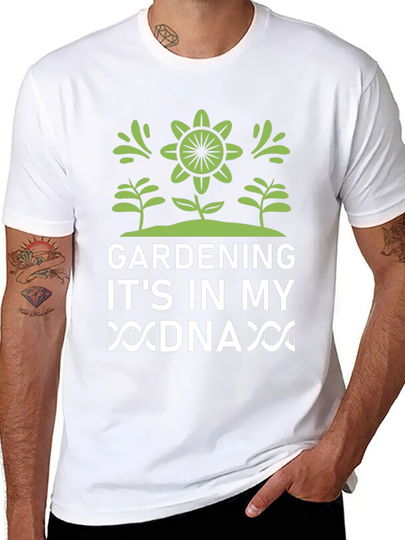Gardening DNA Graphic T-Shirt