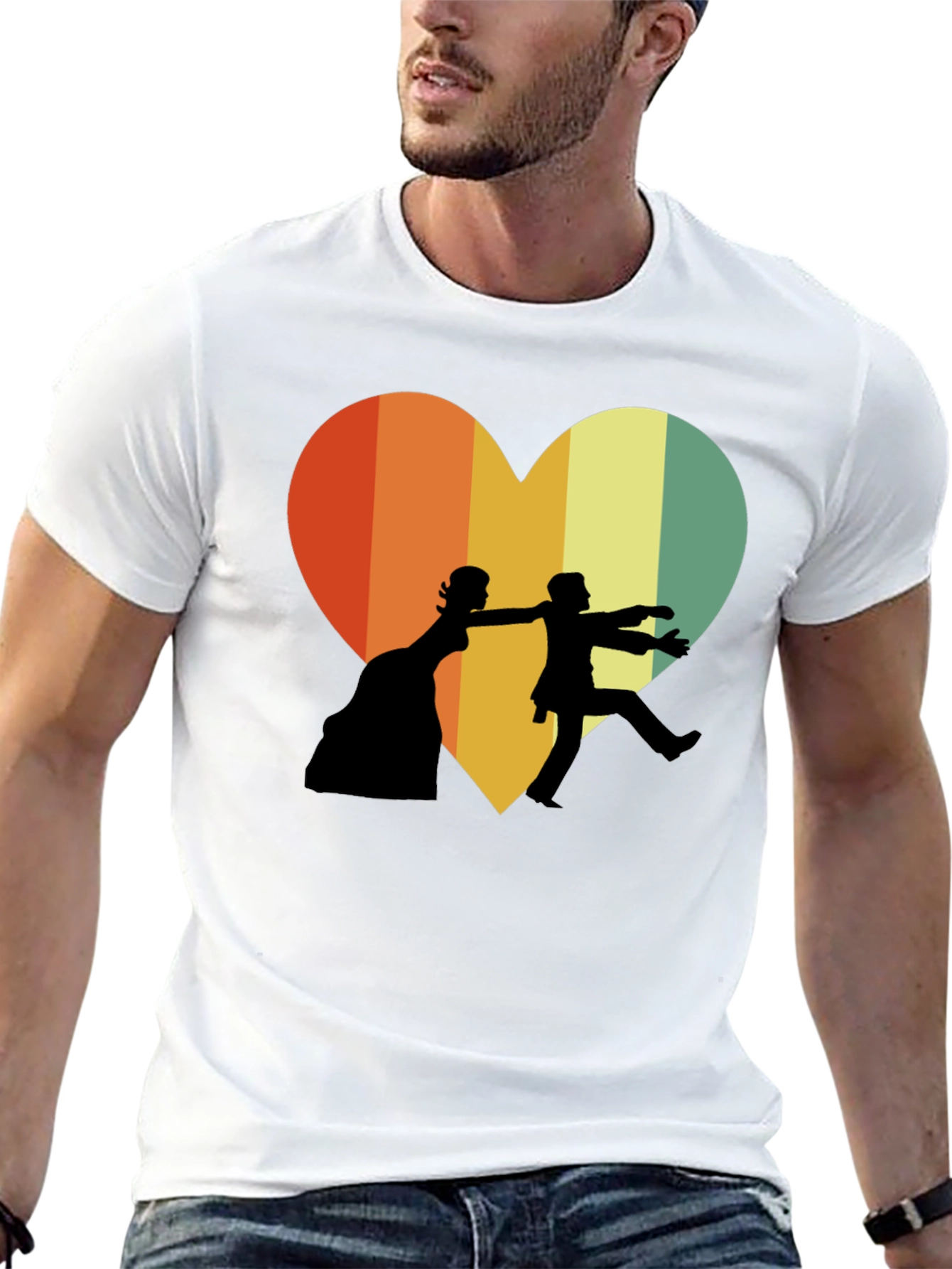 Retro Wedding Zombie Love T-Shirt