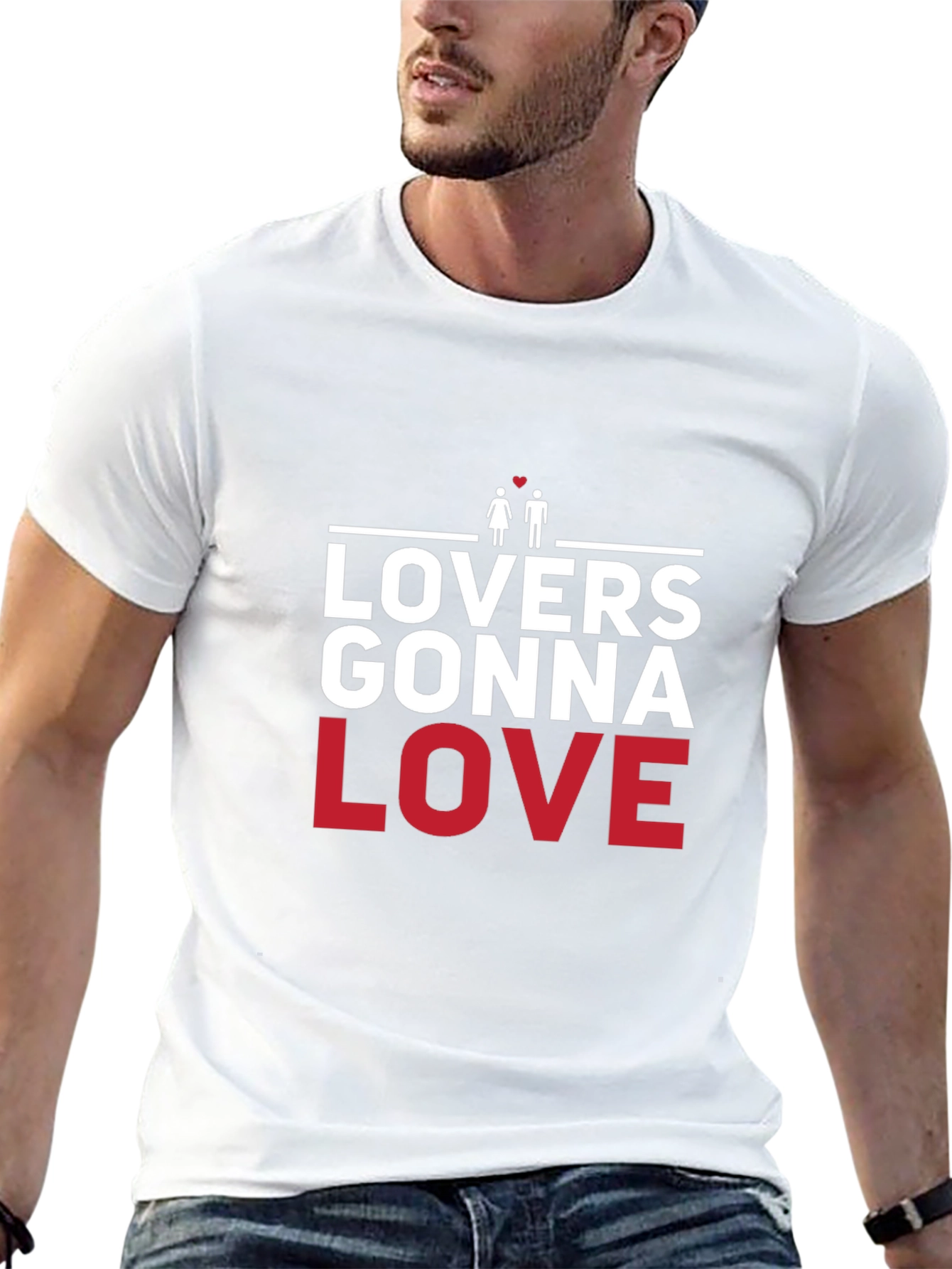 Lovers Gonna Love Black Graphic Tee