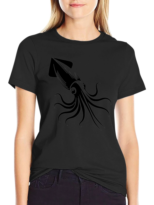 Squid Graphic Tee - Mens Black T-Shirt