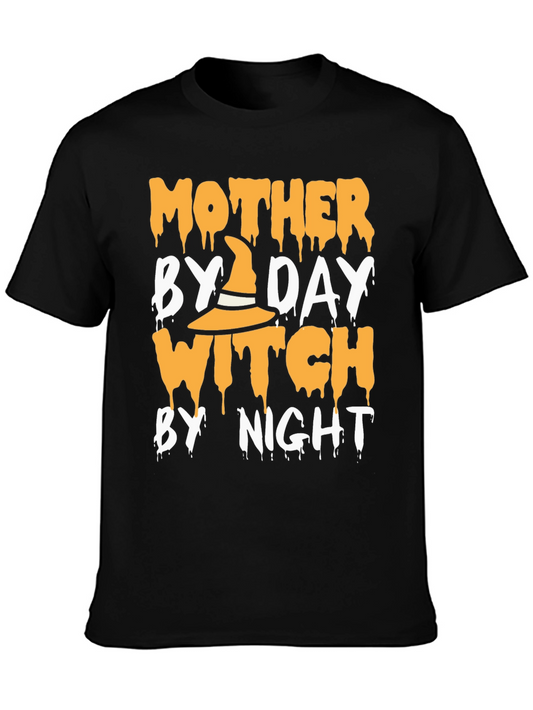 Mother By Day Witch By Night Halloween T-Shirt