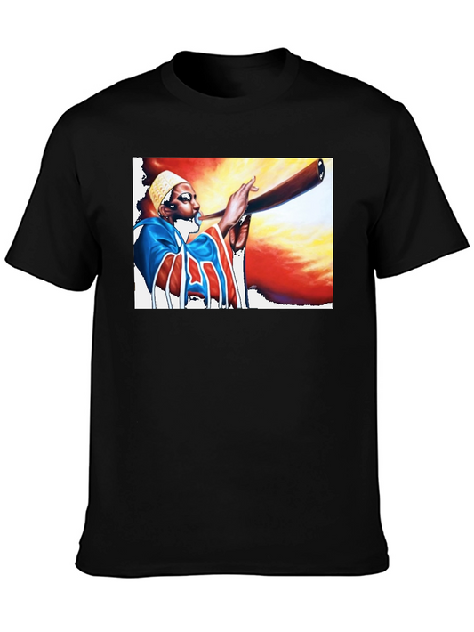 Cultural Art T-Shirt - Mens Black Tee