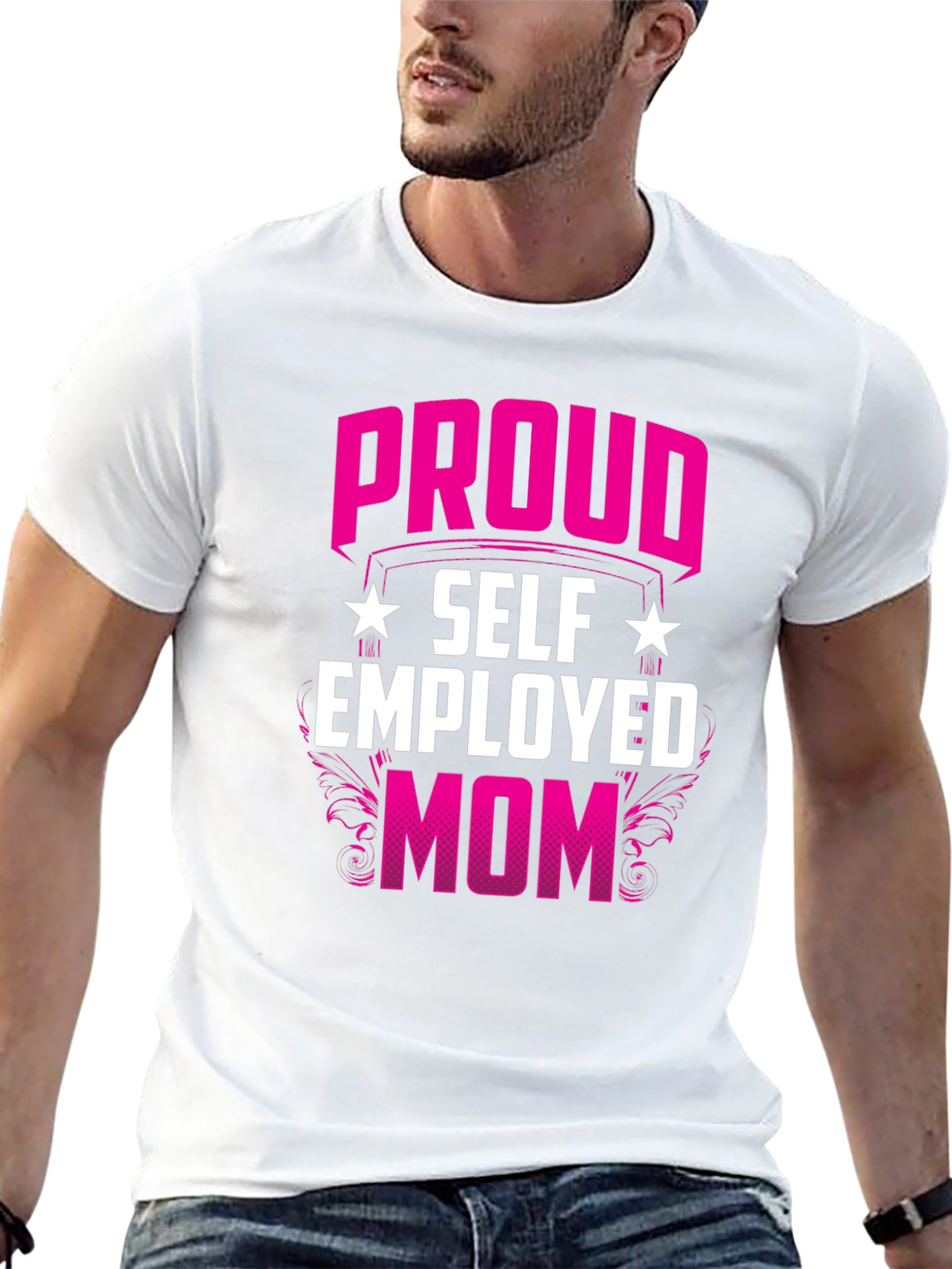 Proud Self Employed Mom T-Shirt